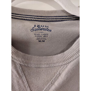 Vintage Izod Saltwater Crew Neck Sweatshirt Men's XL Khaki